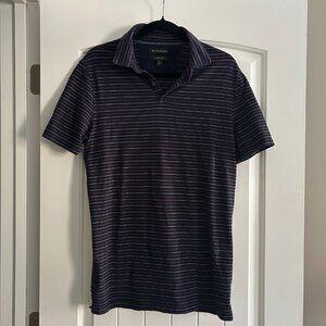 Banana Republic Men's Striped Polo Medium Tall